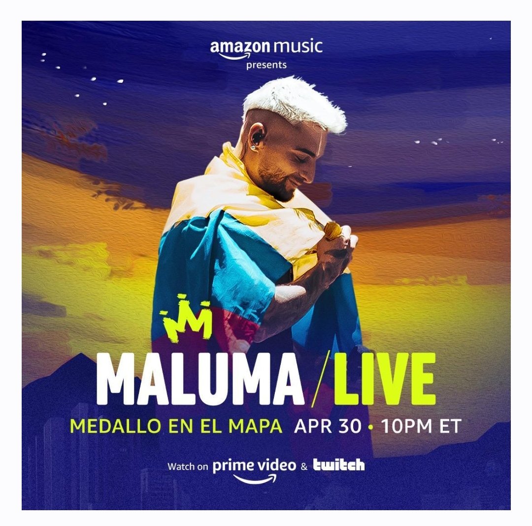 ¡Amazon Music Presenta A Maluma En Medallo En El Mapa! - MNI NOTICIAS