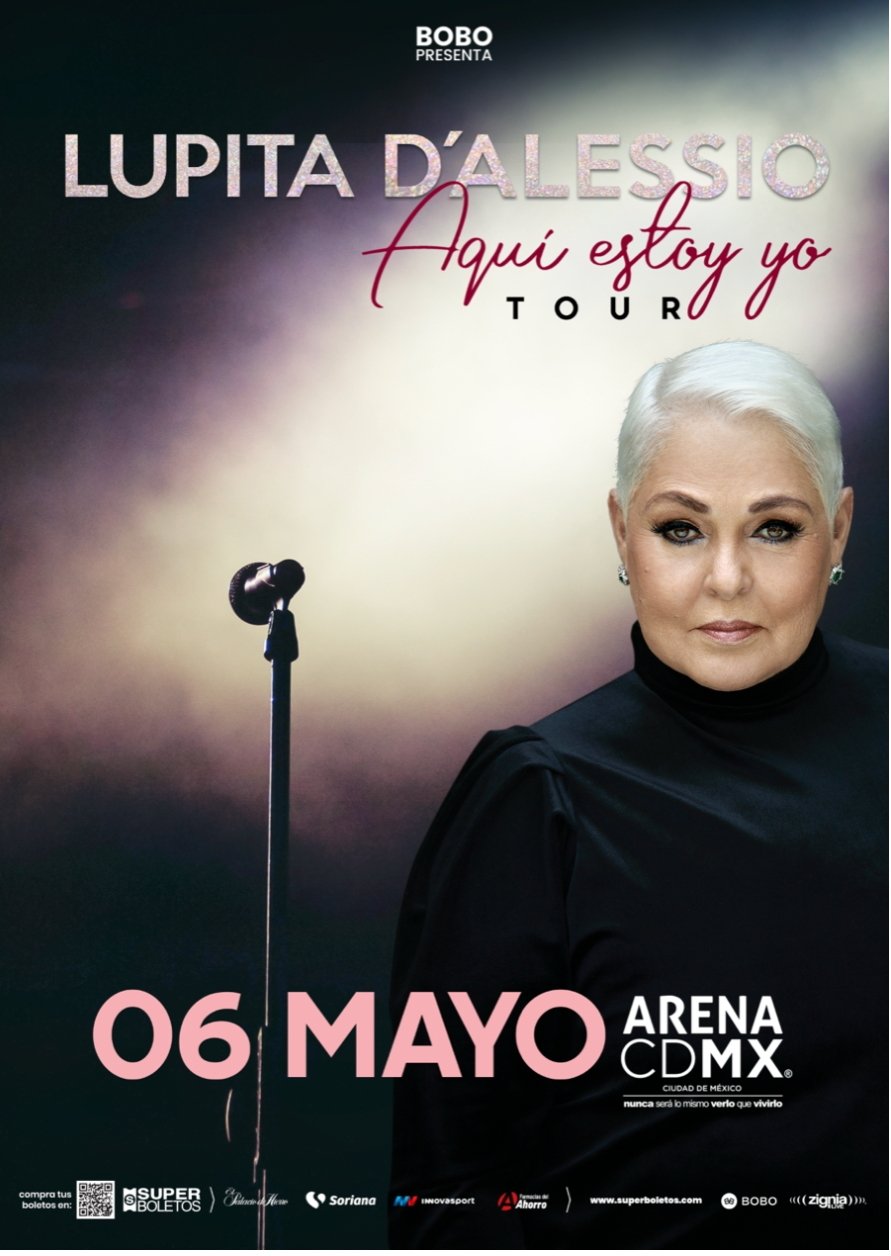 LUPITA D’ALESSIO CELEBRARÁ MÁS DE 50 AÑOS DE TRAYECTORIA MUSICAL EN LA