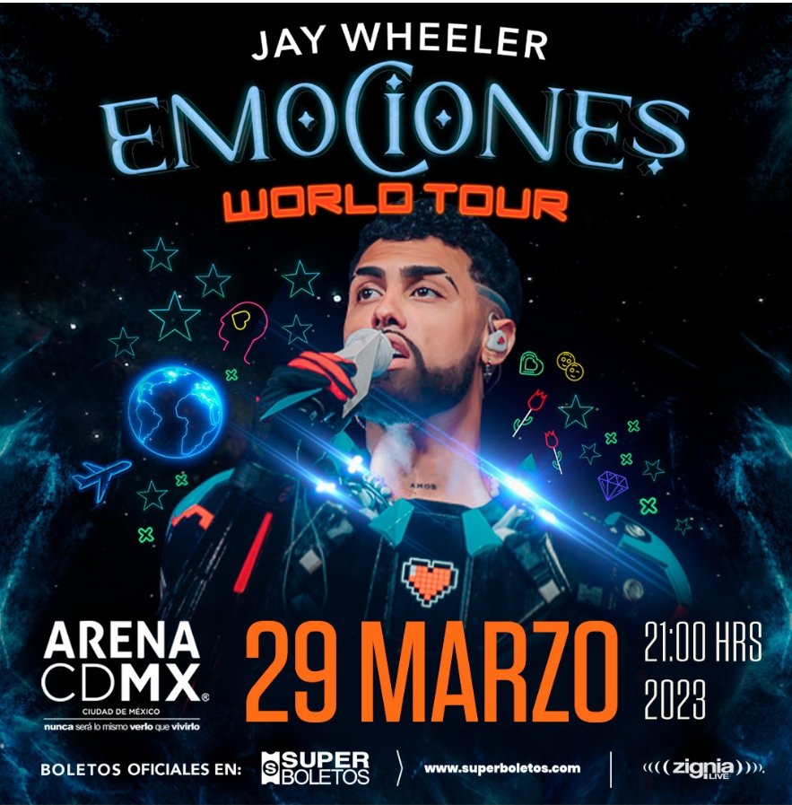 JAY WHEELER PRESENTARÁ EN MÉXICO “EMOCIONES, WORLD TOUR” MNI NOTICIAS