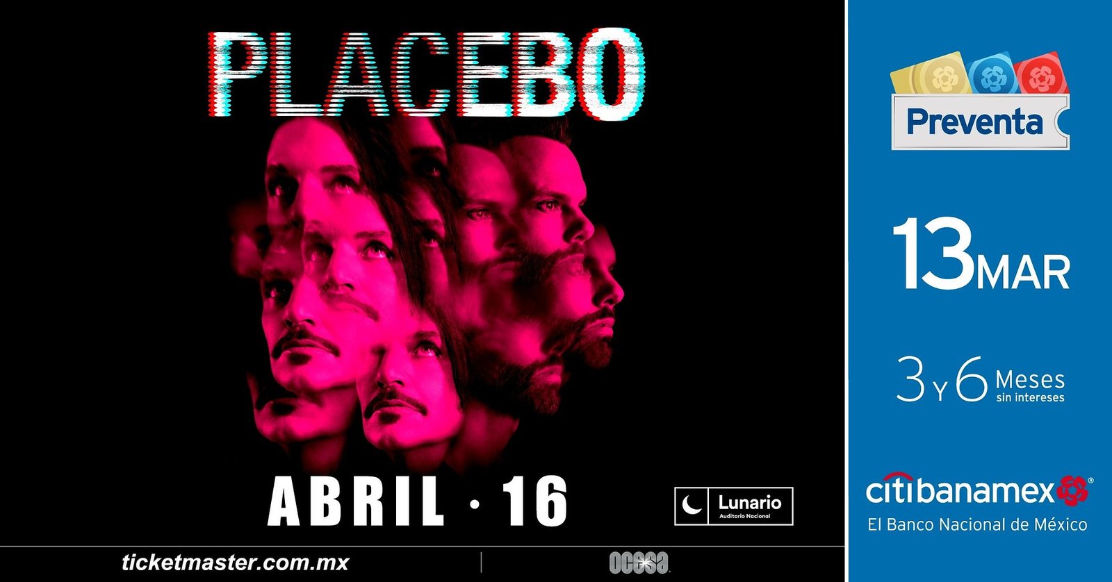 Placebo anuncia nueva fecha en México MNI NOTICIAS