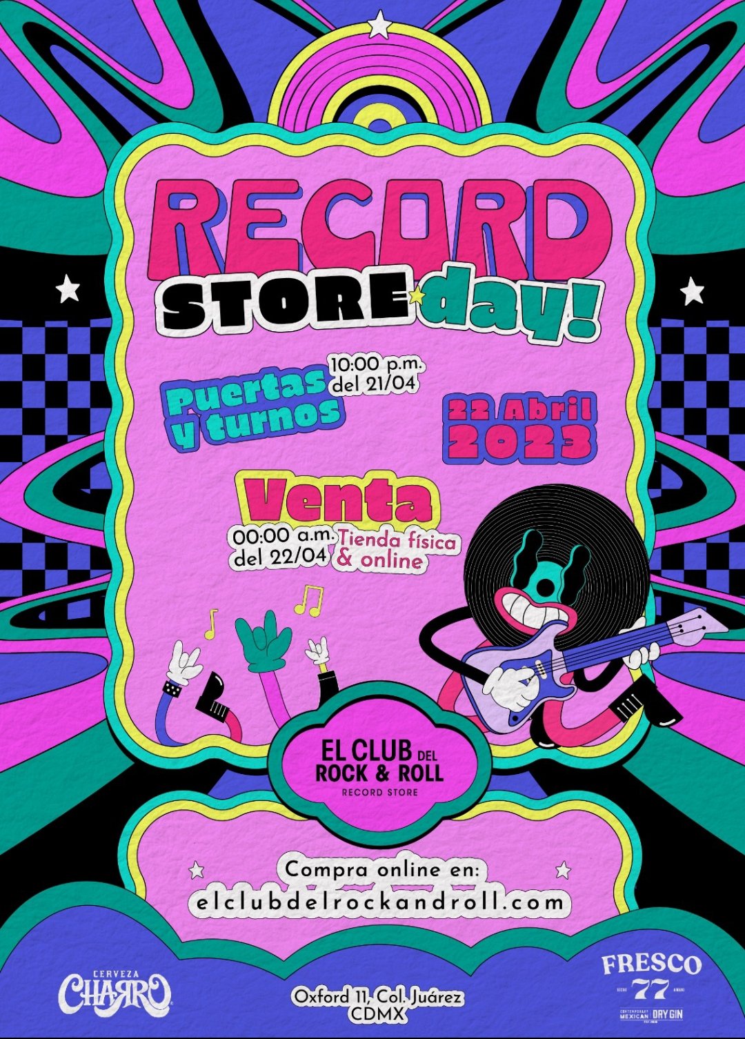 EL CLUB DEL ROCK & ROLL ANUNCIA SU RECORD STORE DAY – PUEDES COMPRAR  VINILES DESDE LAS 00:00HRS DEL 22 DE ABRIL - MNI NOTICIAS