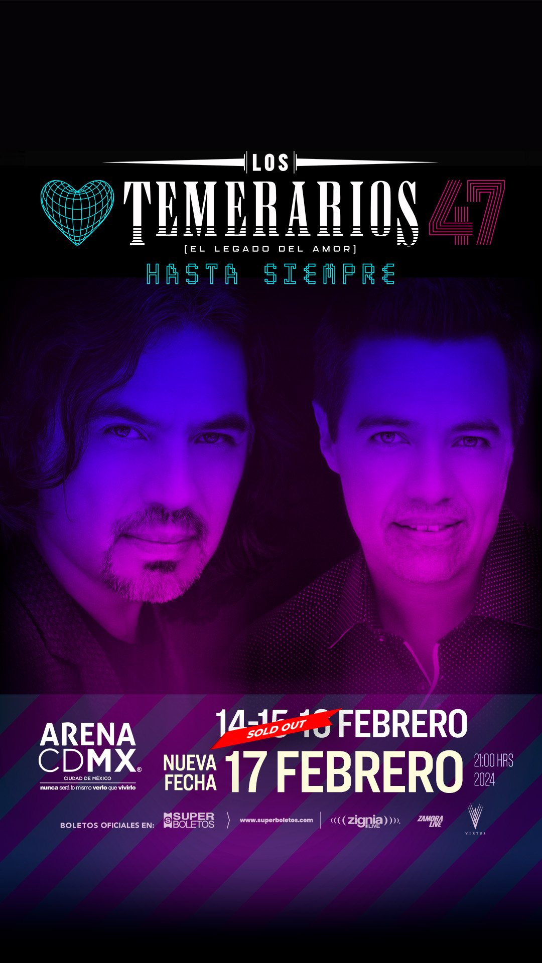 ¡LOS TEMERARIOS LO VUELVEN A HACER! ABREN NUEVA FECHA   MNI NOTICIAS