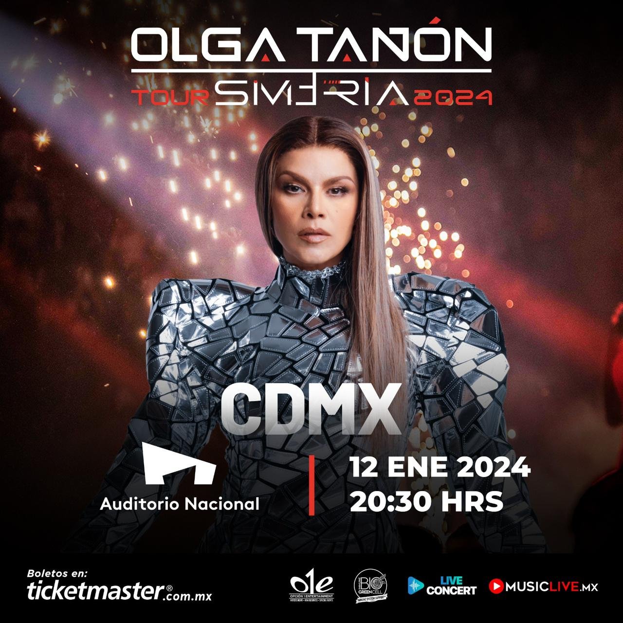 OLGA TAÑÓN REGRESA A MÉXICO EN SU “SIMETRÍA TOUR” AL AUDITORIO NACIONAL