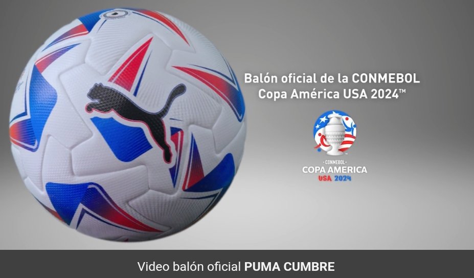 “PUMA CUMBRE”, El balón oficial de la CONMEBOL para la Copa América USA