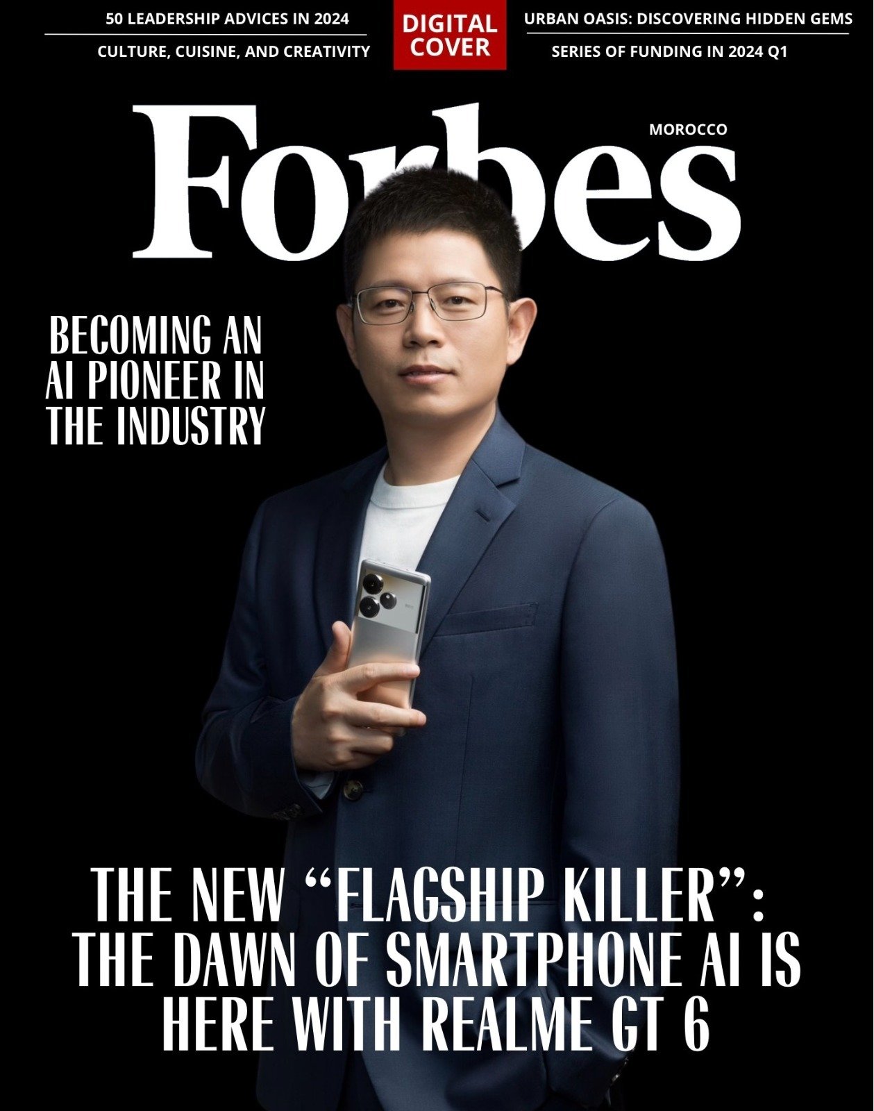 Sky Li, CEO de realme, aparece en la portada de Forbes y anuncia el ...