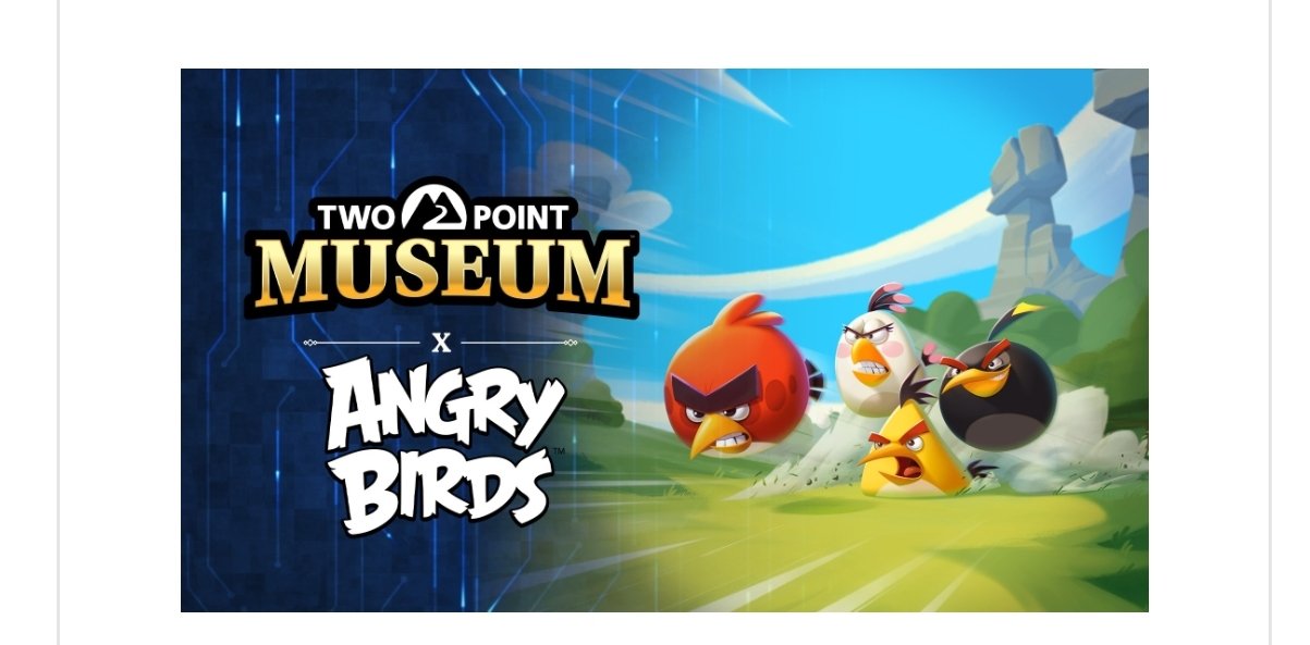 Two Point Museum presenta Angry Birds en una actualización gratuita, ya ...